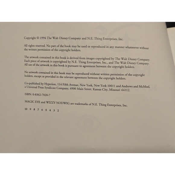 Disney's Magic Eye 3D Illusion by N.E. Things Enterprises - Picture 4 of 6